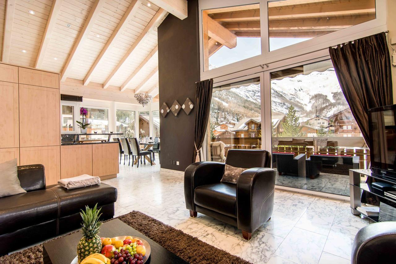 Chalet Sunshine Saas-Fee Esterno foto